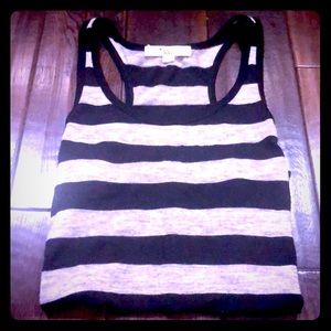 Forever XXI Black & Heather Racerback Tank